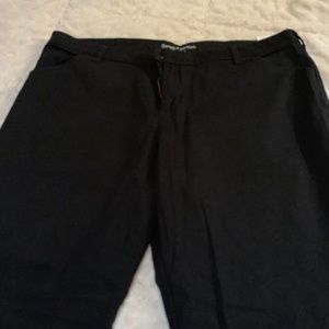 Dickie's Black Straight Leg Slacks